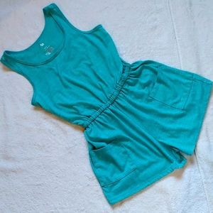 So Girls Tank Romper With Pockets